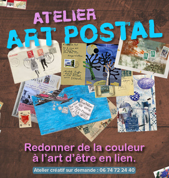 atelier art postal à Metz le 12 octobre